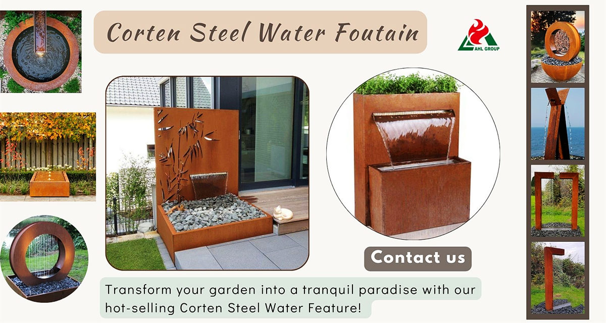 Corten Steel Water Foutain Wholesale